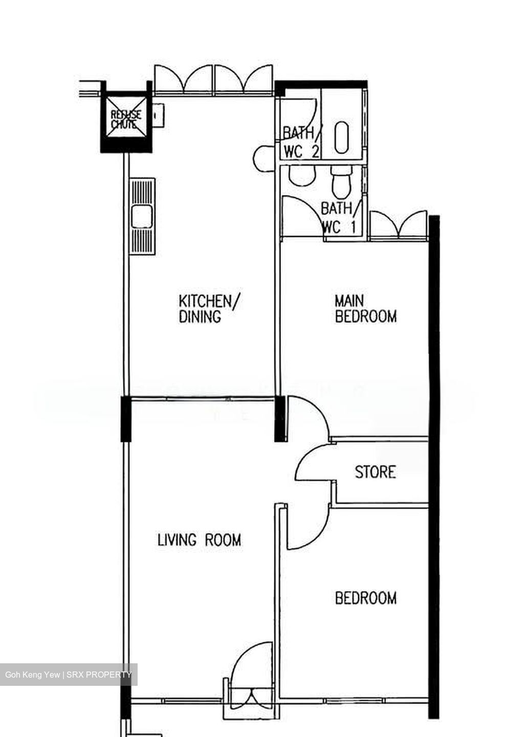Blk 232 Kebun Baru Palm View (Ang Mo Kio), HDB 3 Rooms #555667001